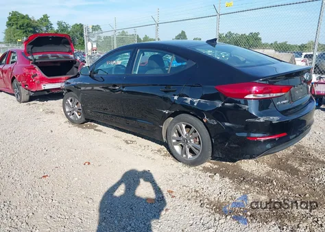 2018 Hyundai Elantra Sel/Value/Limited from USA, damaged, VIN KMHD84LF4JU628151